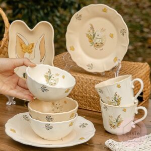 Rabbit Fairy จาน ชาม กระต่ายน้อย