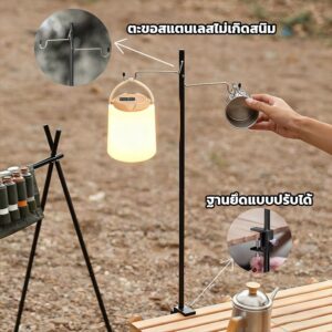 ตะเกียง LED วินเทจ 5000mAh ชาร์จ Type-C กันน้ำ