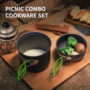 DS-101 หม้อสนามอลูมิเนียม 1-2 คน